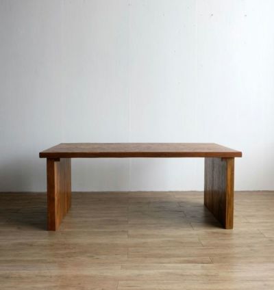 CHISTA/オールドチークダイニングテーブル (2本脚) (W180)