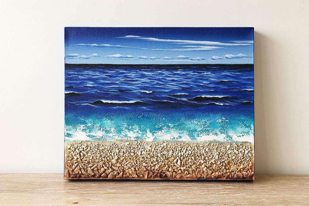 海のアート（50×40cm） | KAJA Onlineshop/カジャ オンラインショップ