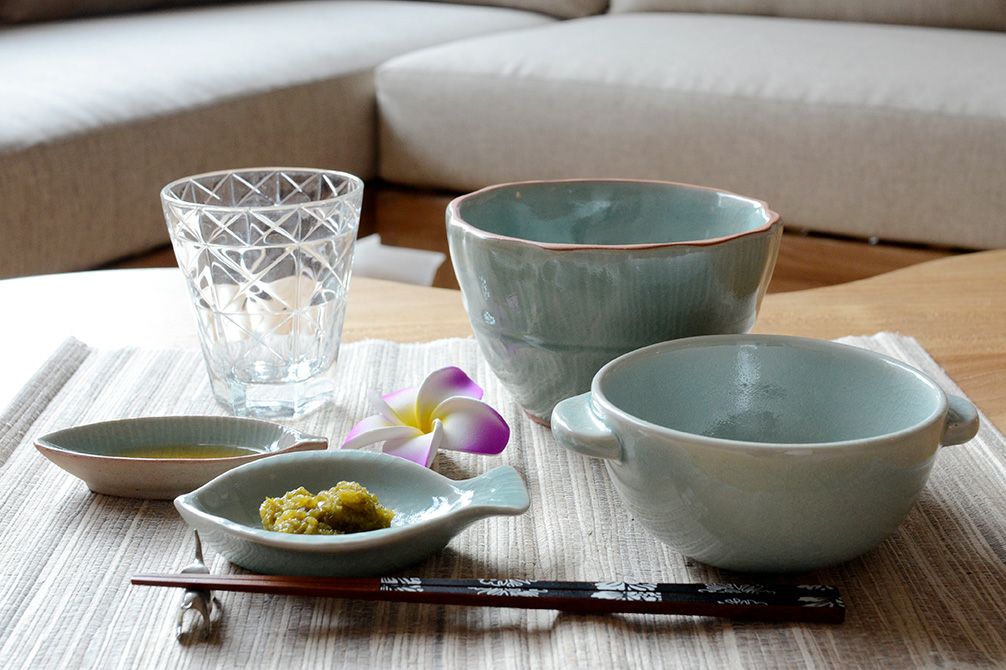 セラドン焼き おさかな小皿 | KAJA Onlineshop/カジャ オンラインショップ