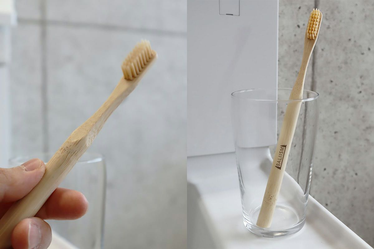 竹歯ブラシ(丸型)セット