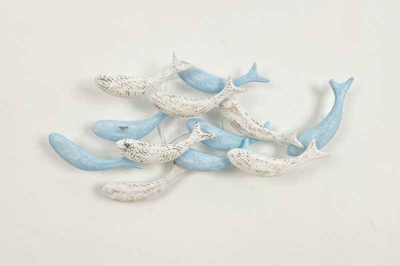 【18％OFF】 魚が泳ぐユニークで遊び心ある壁掛けオブジェ ミニフィッシュ 彫刻+オブジェ