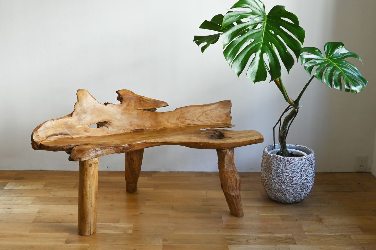 アジアン家具 古木ベンチ